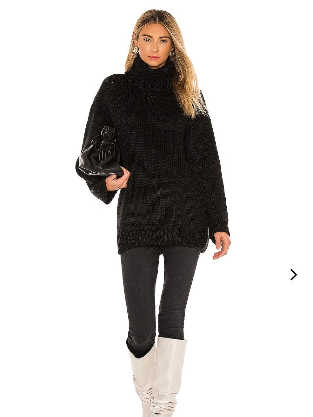 Lovers + Friends Manhattan Sweater in black